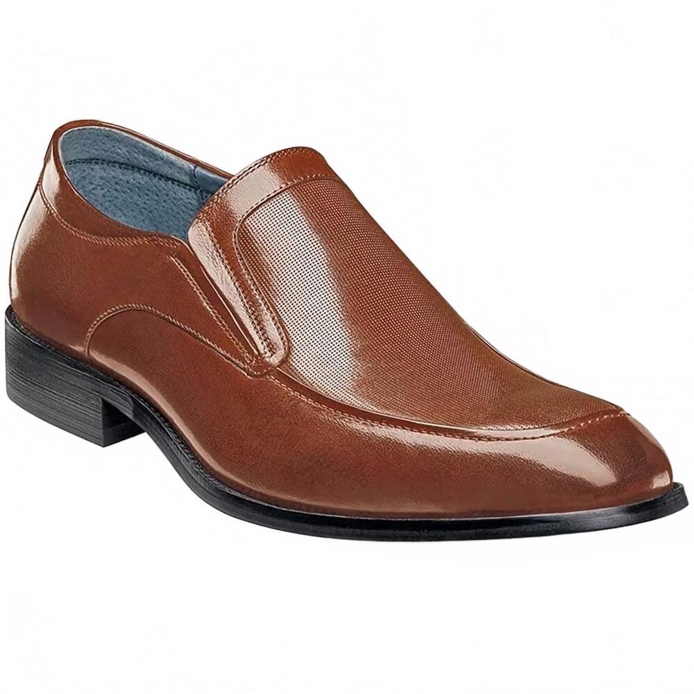 NEW STACY ADAMS men's ackerly loafer in cognac